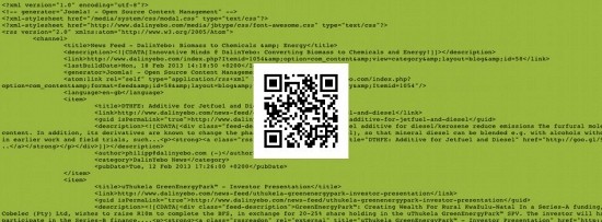A very good question and a simple answer (how to connect to the dalinyebo.com news feed)